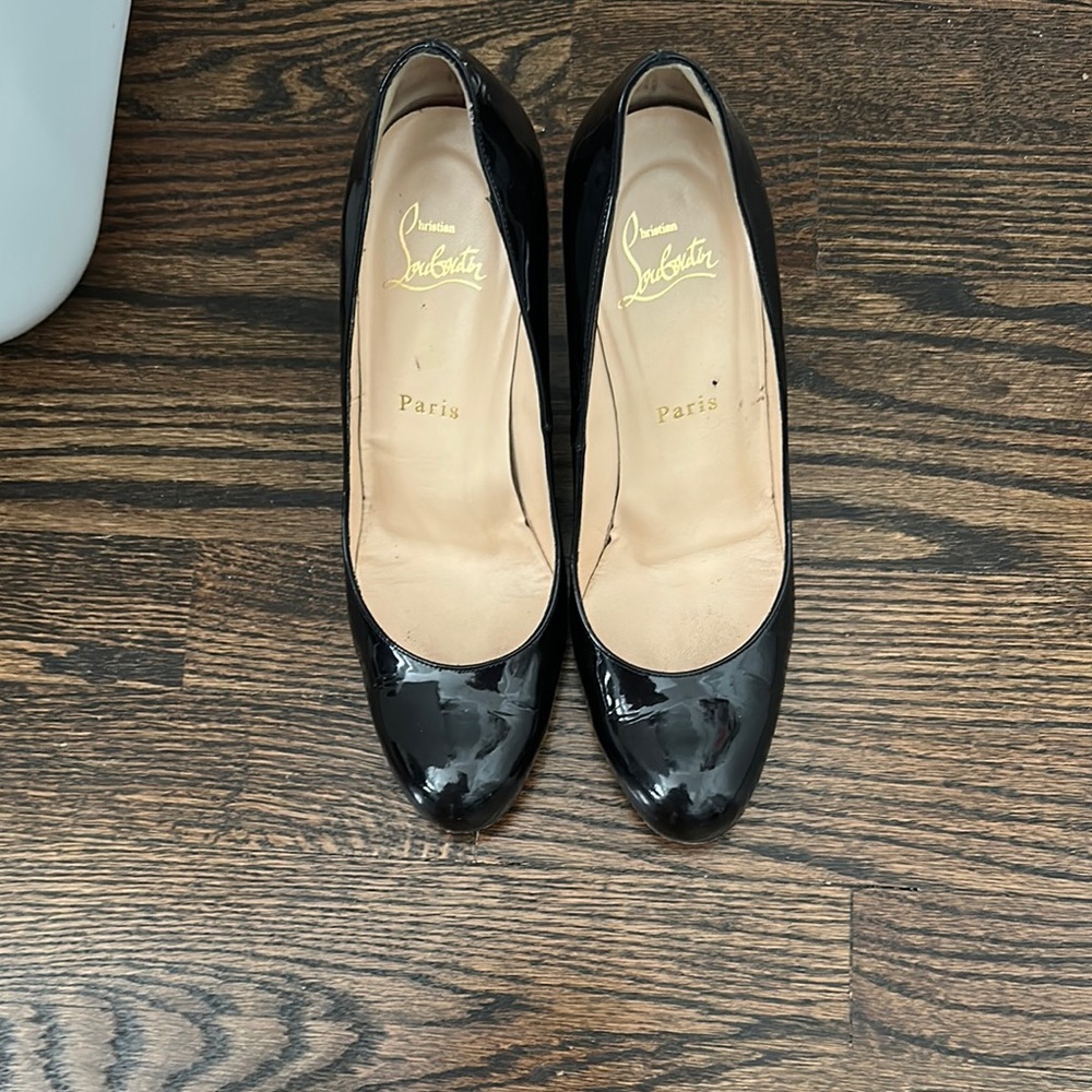 Christian Louboutin Glossy Black Heels